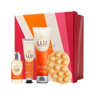 Presente Caju: Sabonetes, S&eacute;rum Anticelulite e Creme de M&atilde;os